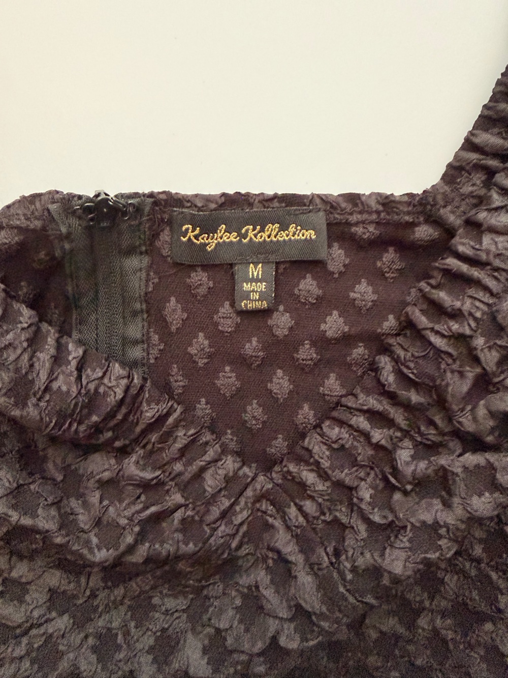 2/$25 Kaylee Kollection Black Puff Sleeve Crop Top and short set - Picture 4 of 5